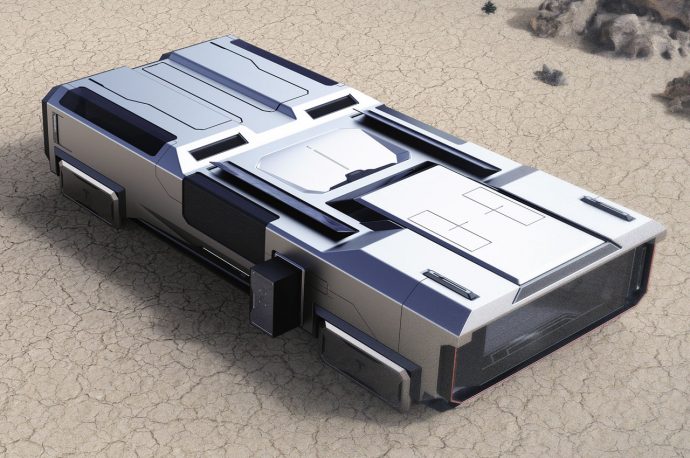 This Tesla-inspired Module Rescue is a futuristic mobile health camp and rescue machine for disaster relief