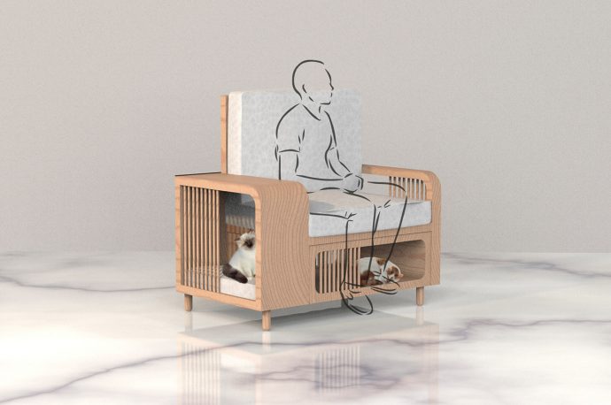 This luxurious pet-friendly furniture collection is designed to be the best investments for your cats!