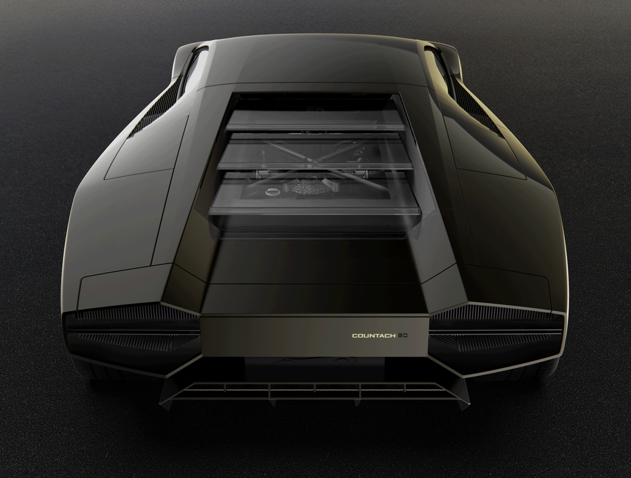The Lamborghini Countach gets a GORGEOUS minimalist redesign after