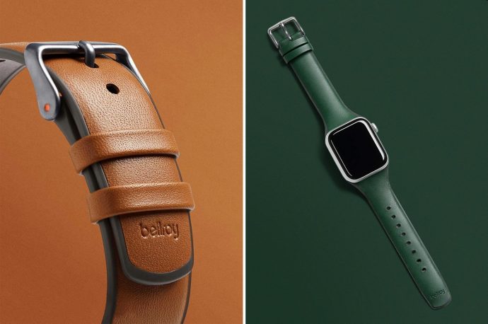 Bellroy’s leather Apple Watch straps give your smartwatch a classy, old-school touch