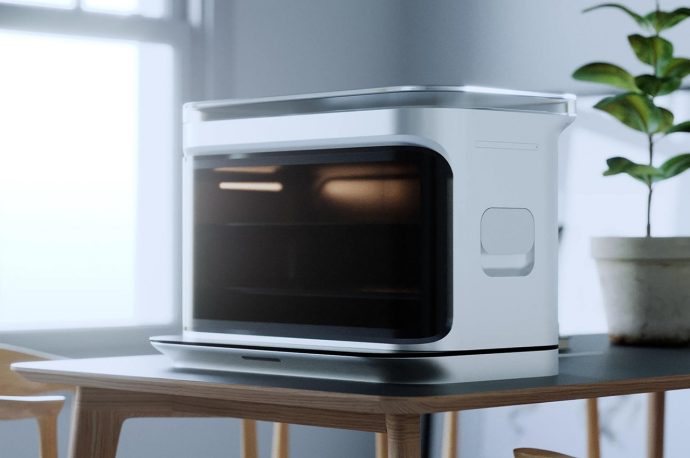 This 3-in-1 cooking appliance includes a stove, a convection oven and a grill with magnetic skewers!
