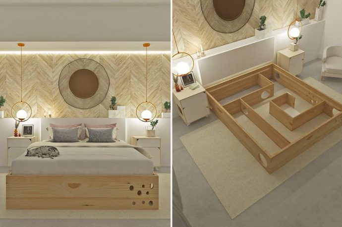 Furniture meets cat lovers for designs that perfect your work-life-pet balance!
