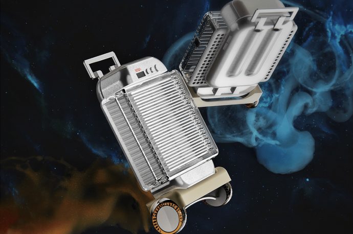 Richard Branson, Elon Musk and Jeff Bezos need to get their hands on this space-friendly luggage!