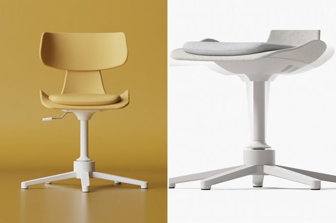 This office chair’s 5° side to side tilt is designed to support your posture and body’s natural movement!