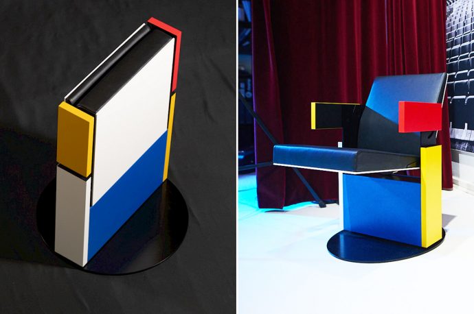 Watch how this 4.7-inch thick monolithic slab opens up into a comfortable movie theater chair!