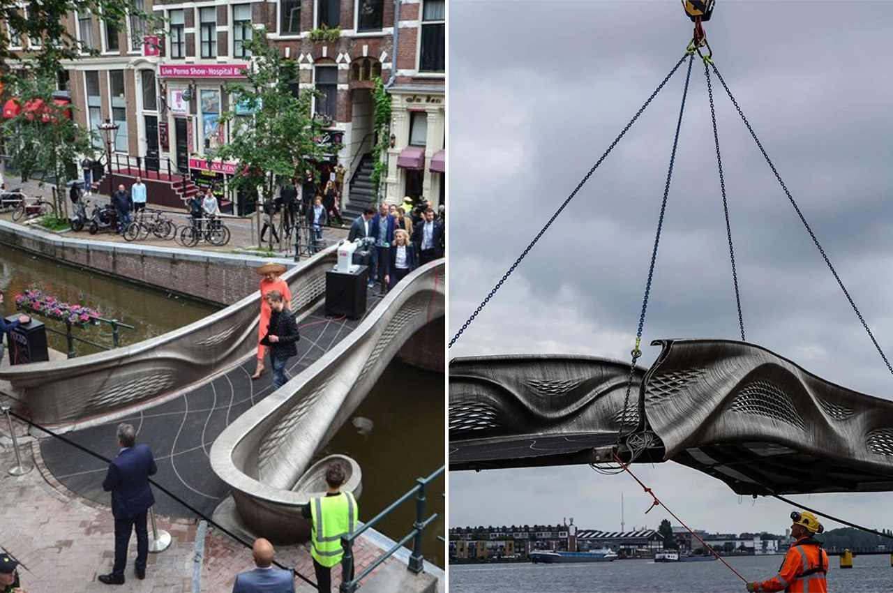 3D Printing A Steel Bridge in Amsterdam