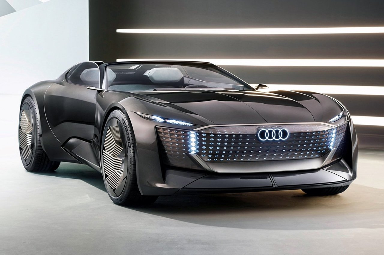Audi Skysphere Autonomous Electric Car Transforming hero