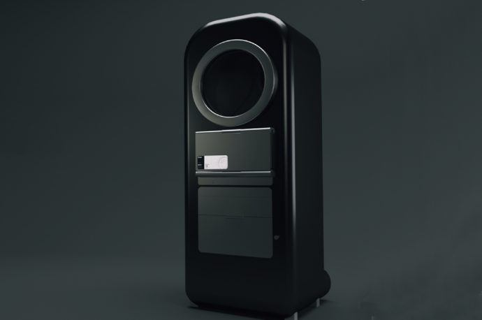 This ergonomic washing machine design helps save our oceans by filtering out microplastics!
