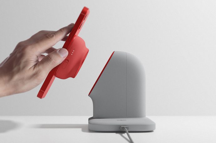 This iPhone Magsafe charger comes with a wireless attachment that doubles as your backup power bank!