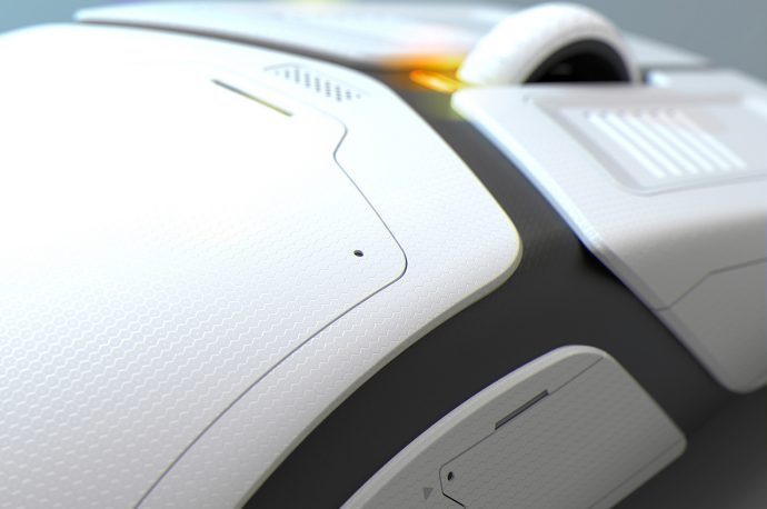 This Blade Runner-inspired, detailed yet edgy mouse design is a must-have for hardcore fans!