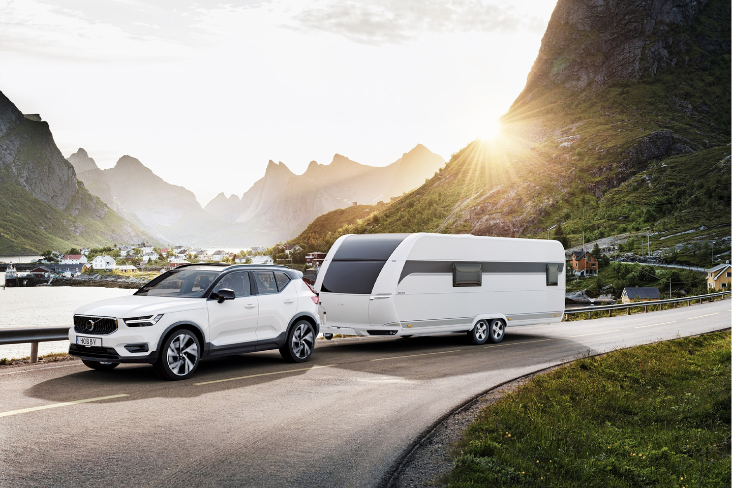 This Scandinavian-inspired caravan designed for a minimal mobile