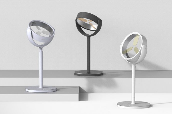 This 360-degree rotating fan can be charged magnetically, just like Apple’s MagSafe!