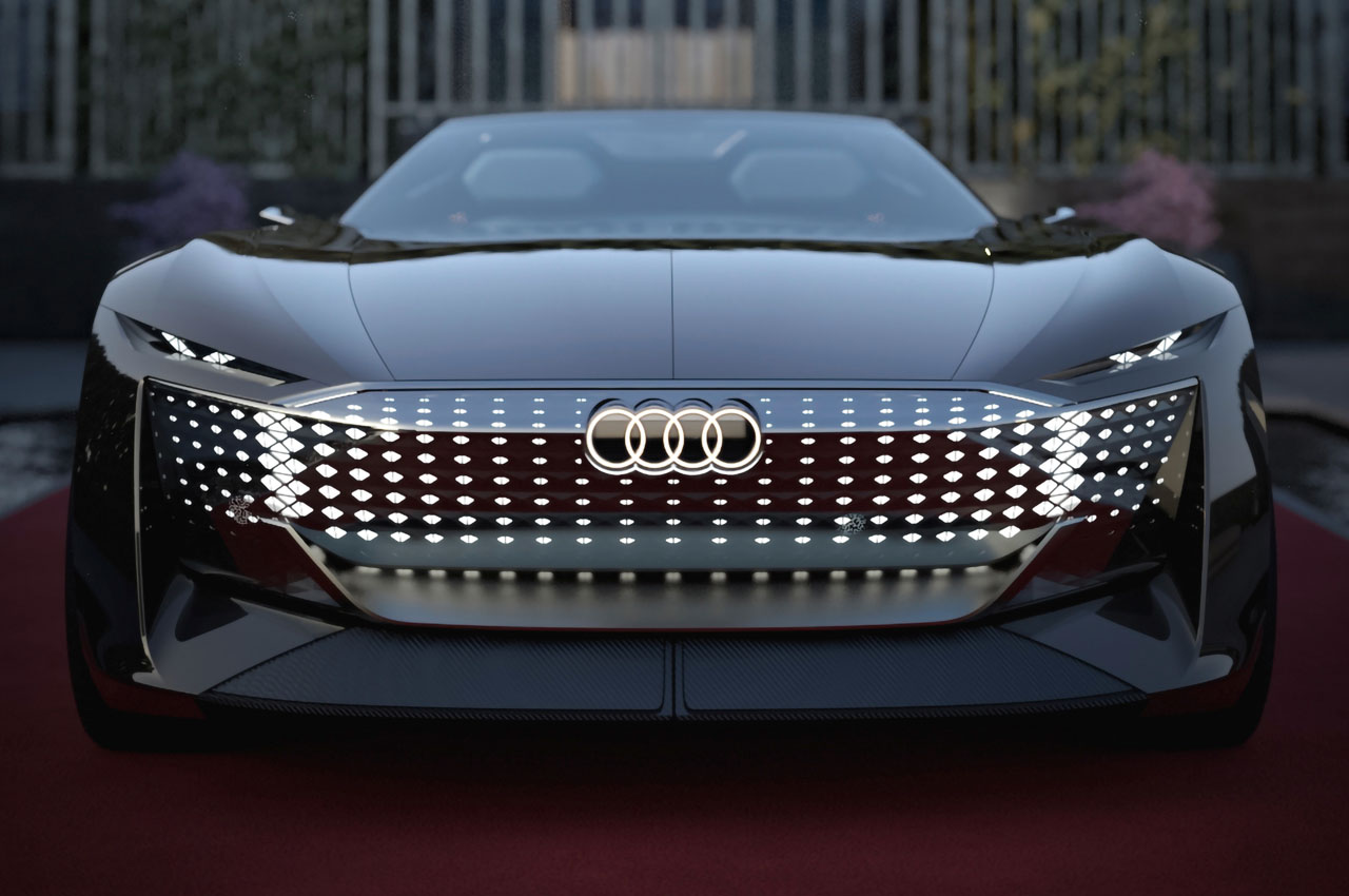 Audi Skysphere Autonomous Electric Car Transforming 14