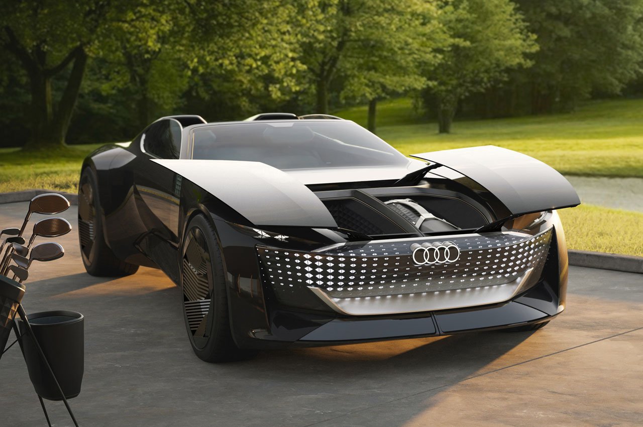 Audi Skysphere Autonomous Electric Car Transforming 16