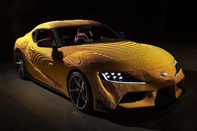 This LEGO Toyota Supra master build made from 477,303 bricks can be driven at 17mph!