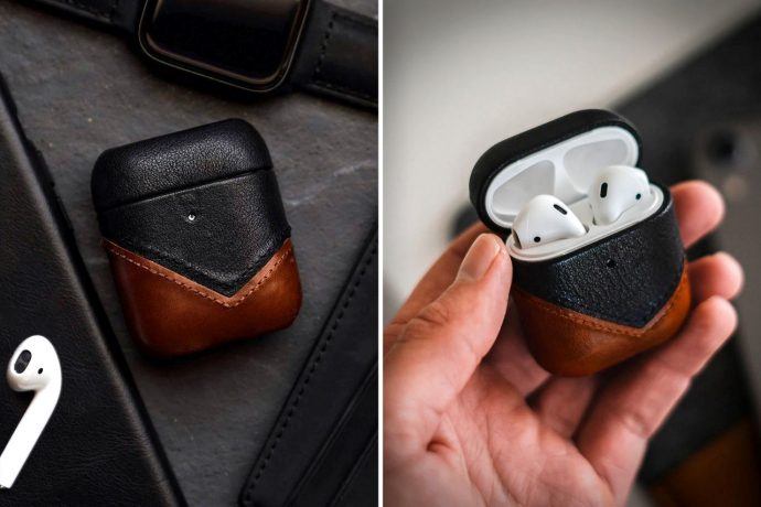 Dual-tone Leather AirPods Case gives your Apple TWS earbuds a beautiful aesthetic worthy of premium EDC