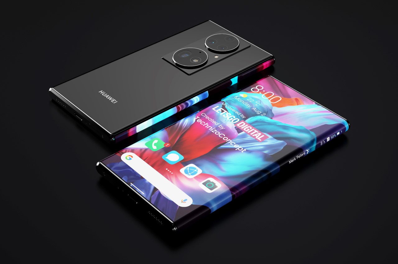 Huawei's grand comeback? Mate 50 Pro concept renders show a curved  arc-display and two massive camera bumps - Yanko Design