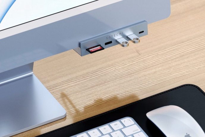 Satechi’s cool new USB Hub gives you front-access to all the important ports on your 2021 Apple iMac