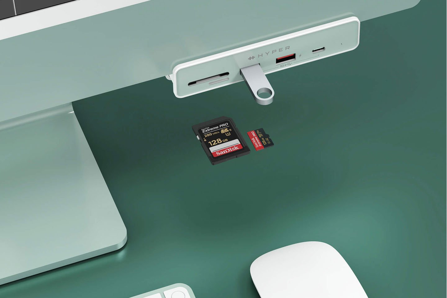 Luminans Byen kimplante Expand your iMac 24” connectivity with a front-facing USB hub that matches  your Apple device color! - Yanko Design
