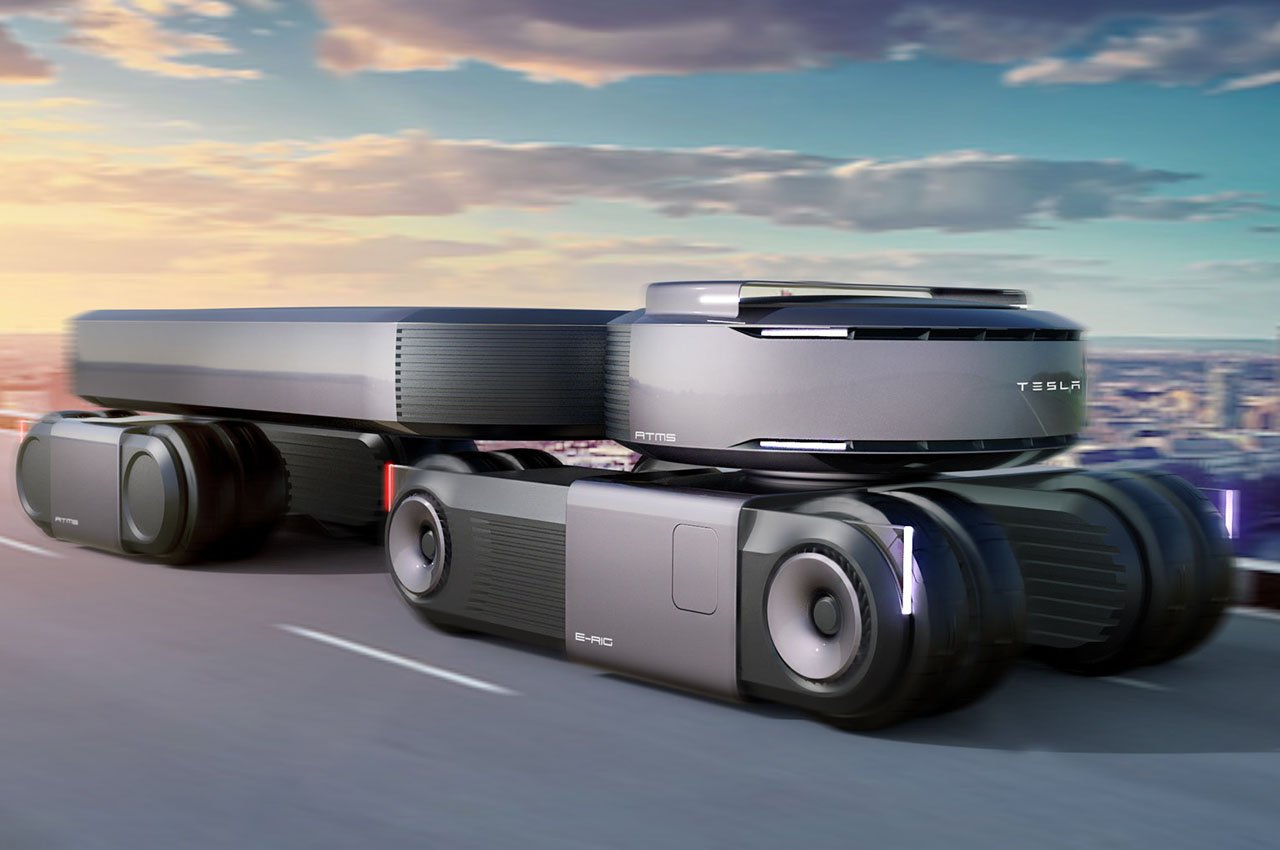This autonomous Tesla HGV brings ultra-futurism to Elon’s semi dreams