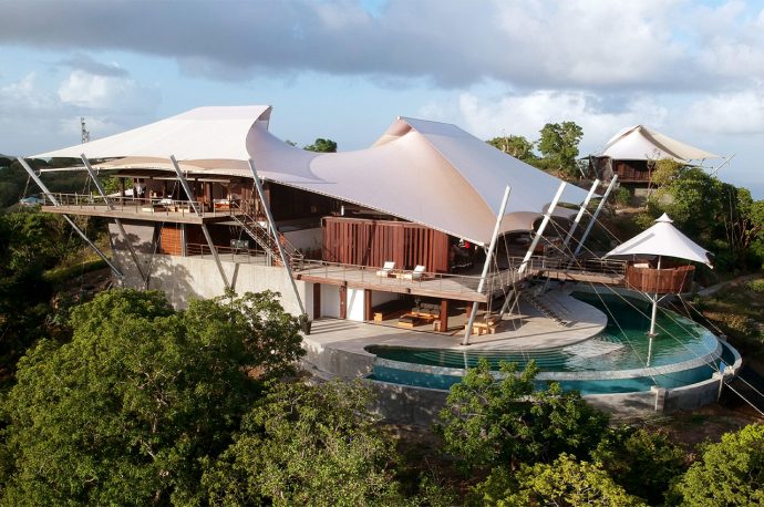 This sustainable, self-sufficient, prefab house can be flat-packed & it looks like a cruise ship!