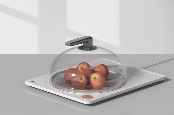 This food storage concept features an intuitive control design so we can always keep our leftovers!