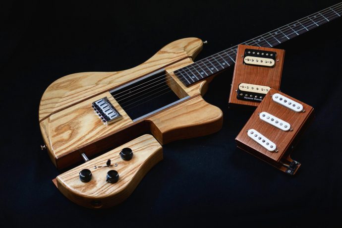 You’ve heard of Modular Synthesizers, but wait till you check out this Modular Electric Guitar…