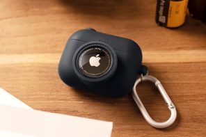 Elago’s new Airpods Pro case is shaped like a camera and holds an Apple AirTag inside its ‘camera lens’