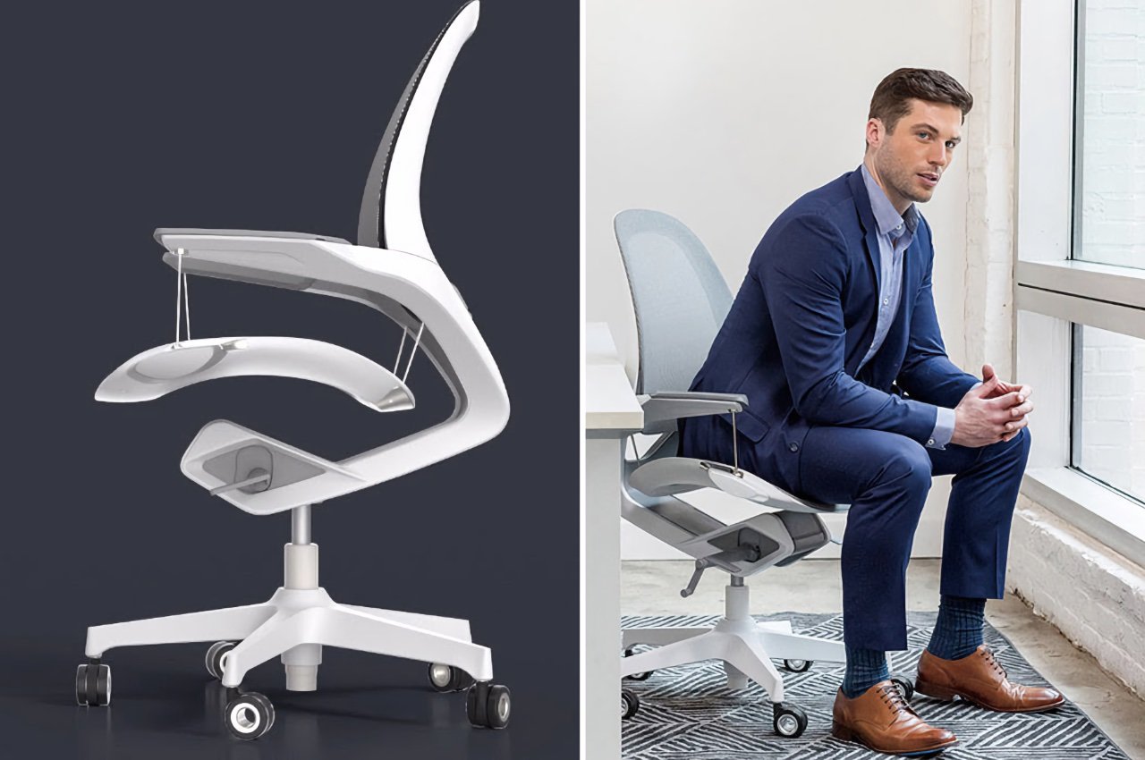 Ergonomic chair support design will help correct your posture - Yanko Design