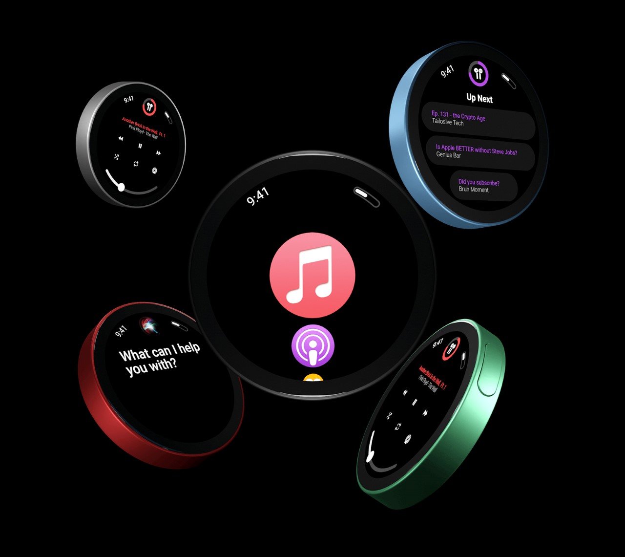 Apple iPod Nano Circular Concept by Andrea Copellino