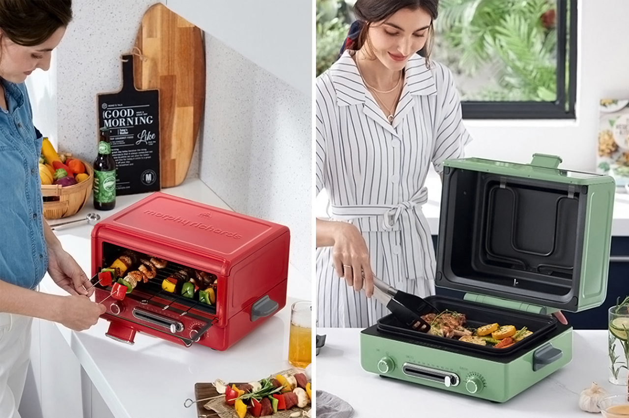 Morphy Richards multi-oven with unique lid mechanism exudes a refreshing  classic vibe - Yanko Design