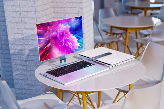 The ‘NeckBook’ is a maverick laptop concept that lets you adjust the height and angle of its display