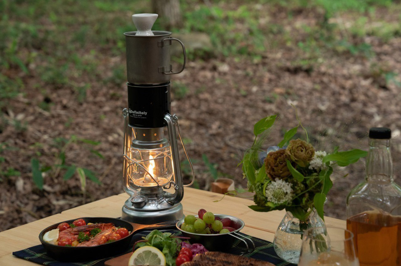 Instant saucepan with lantern