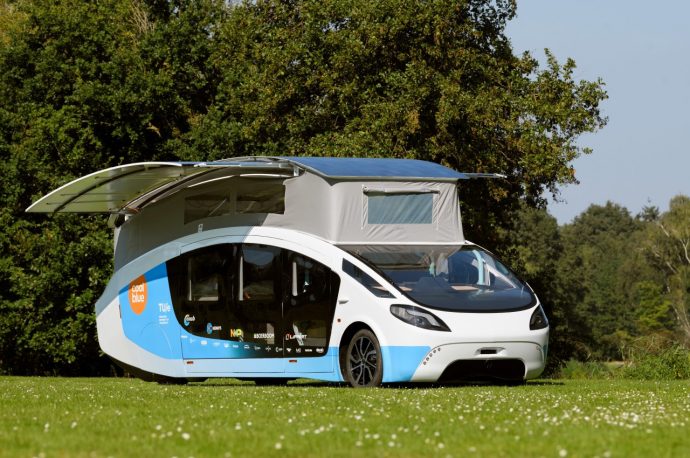 This solar-powered camper is all set for 3,000 km journey through Europe