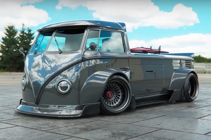 Volkswagen meets a low rider van to give you the best of both worlds!