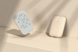 This wireless power bank ditches bulk for a slim build and attaches to your smartphone via micro-suction cups!