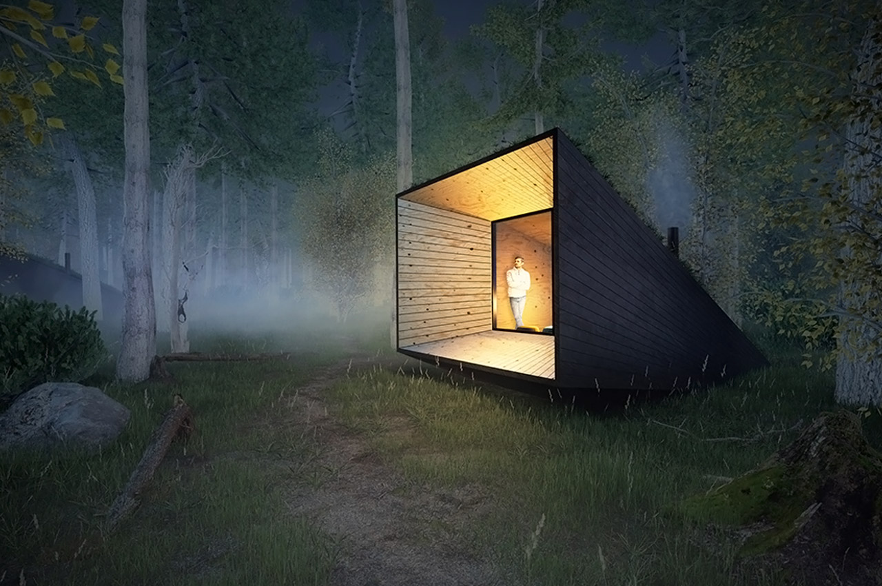 Small cabin architecture designs for micro-life