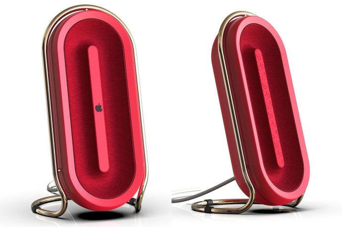 This Apple-inspired speakers features a parabolic design for a fun yet powerful gadget!