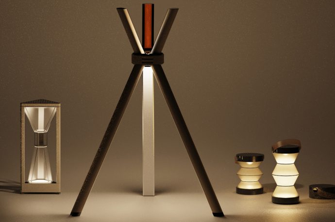 These solar-powered camping accessories create the perfect glamping experience through their sleek, modern design