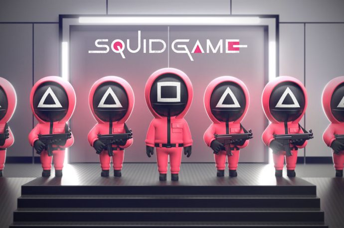 Squid Game home security camera guards your home, keeping you safe without any violence!