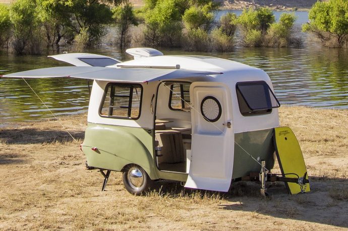 This almost-retro looking modular camper brings ultra-flexibility to your outdoor life!