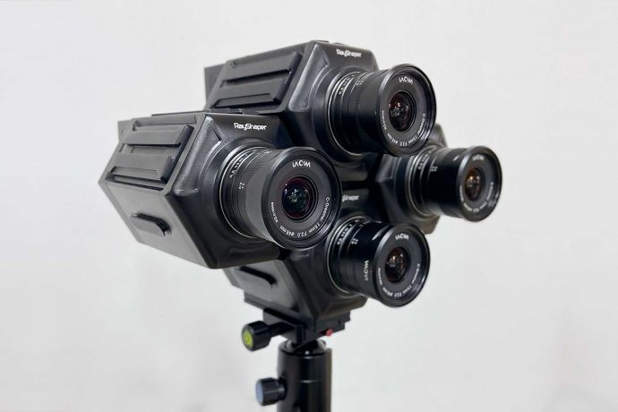 This insane modular camera rig lets you mount hexagonal cameras for higher-resolution 3D video capture