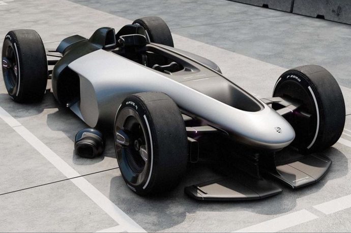 This Porsche open wheel concept brings back the craft of racing to the eco-conscious world