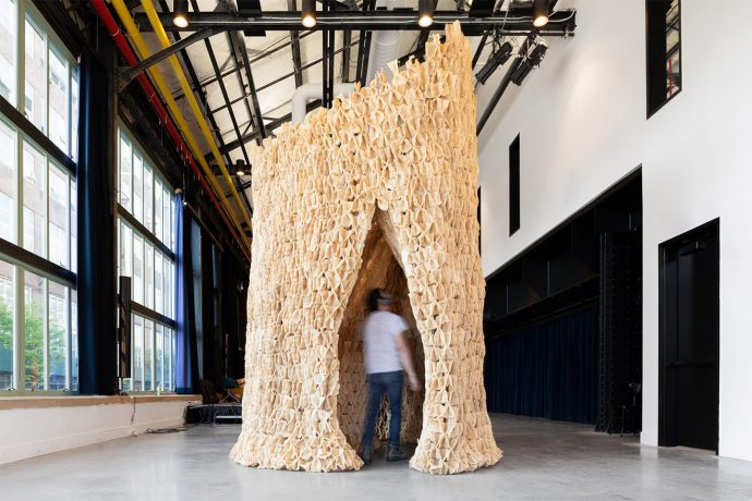 This sustainable structure is made of probiotic materials!