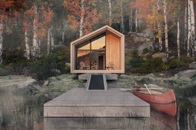 These sustainable DIY flatpack cabin kits let you build your dream off-grid cabin with your own two hands!