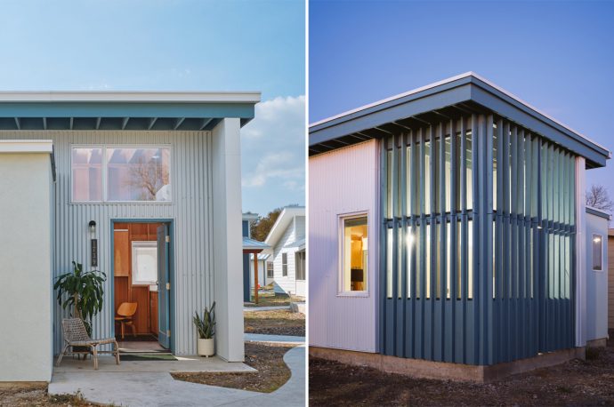 Village welcomes 310 new micro-homes to its community designed and built for formerly unhoused people!