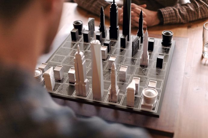 The Skyline Chess Set lets you play a game of chess with your favorite city’s iconic buildings!