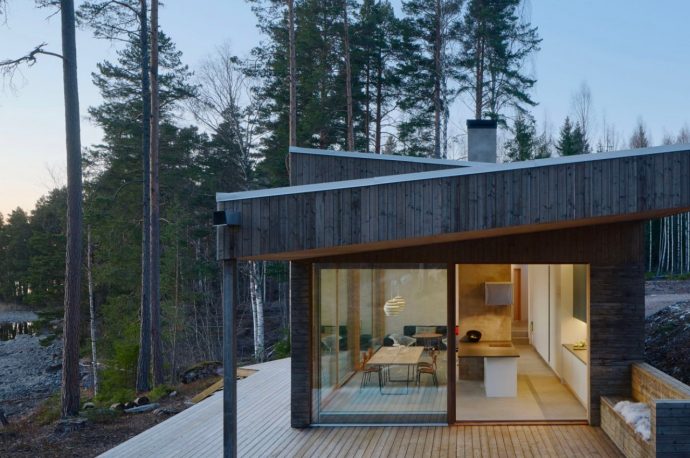 Sleek homes in forests designed to rejuvenate you + bring some balance to your life!