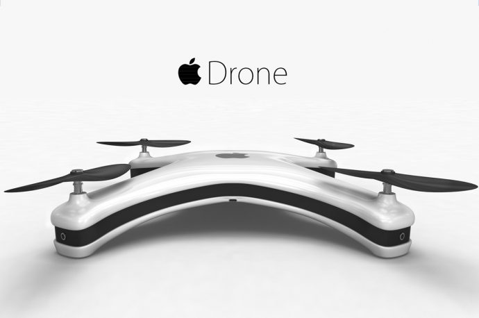 This sleek Apple Drone design is the logical addition to take the Apple products to the next level