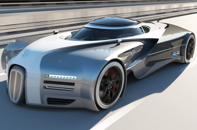 Lazzarini Design’s Cyborg hypercar steams into a future dominated by performance oriented EVs